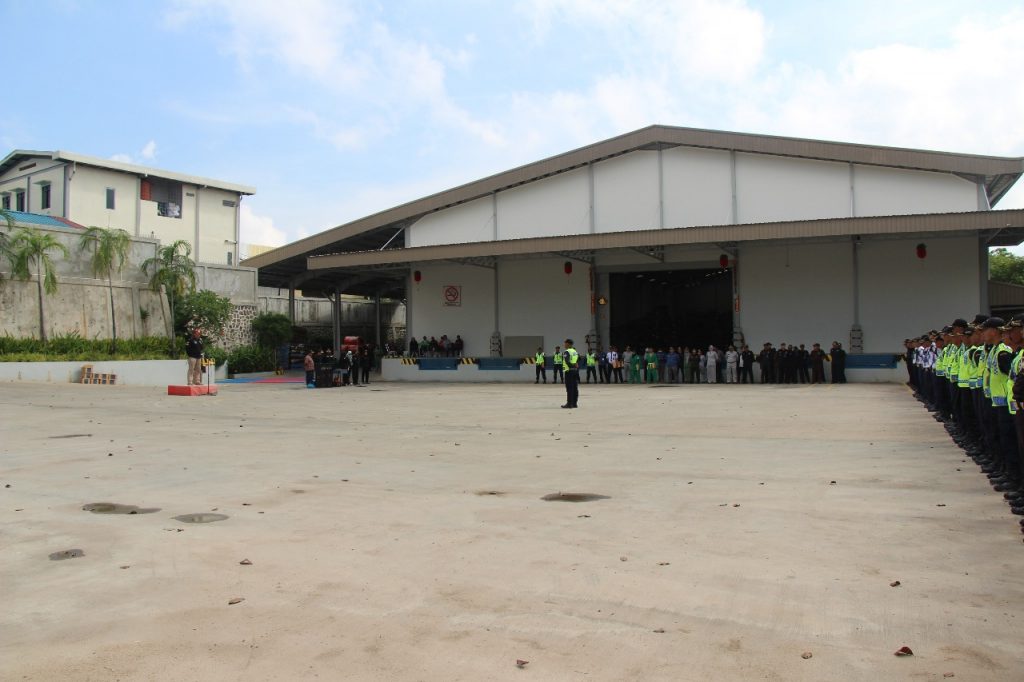 Apel Bulanan Satpam PT. Putra Tidar Perkasa