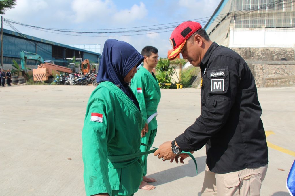 Kenaikan Sabuk bela diri Yong Moodo dari Sabuk kuning ke Hijau