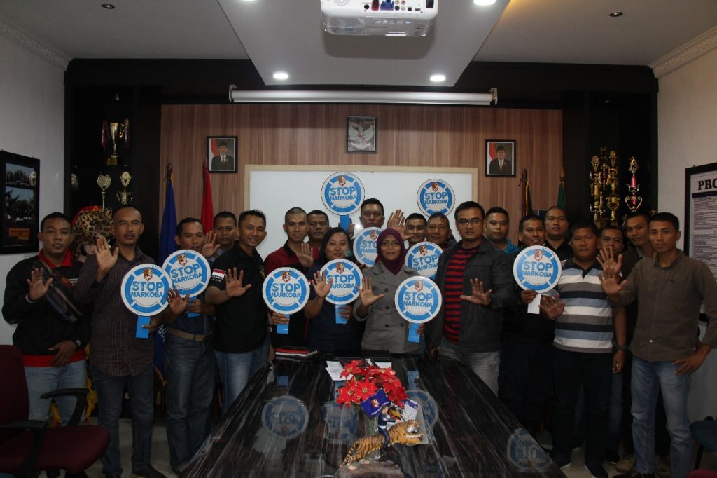Sosialisasi Anti Narkoba dan Peduli HIV AIDS kepada Chief Security dan Pimpinan dilapangan