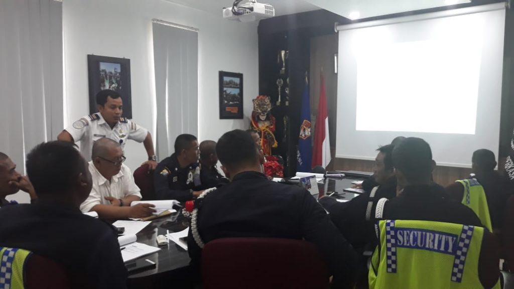 Training Port Security Guard ini untuk mereka Satpam yang bekerja di Pelabuhan