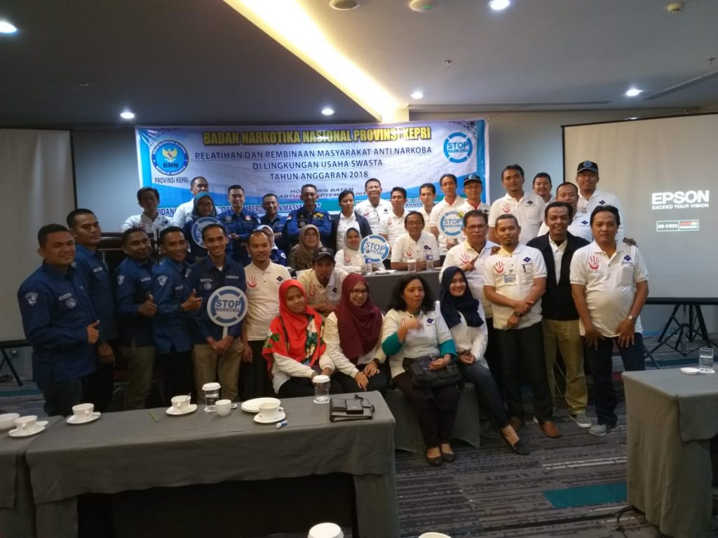 PT. Putra Tidar Perkasa mengikutkan Tim Spartan PTP Bimtek bersama BNNP Kepri