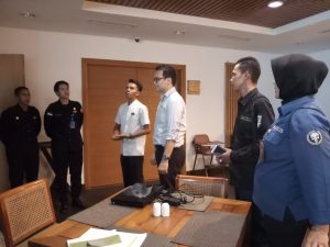 Acara Serah terima Pengamanan PTP - Hotel Santika Bangka