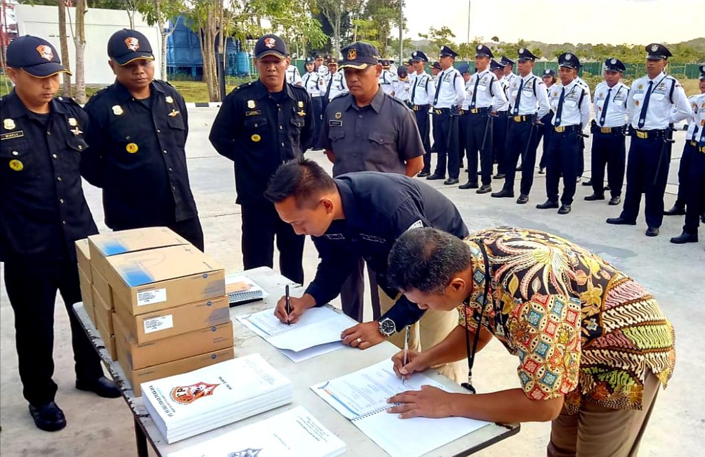 Dirops PTP laksanakan serah terima pengamanan di Treasure Bay Bintan - Jasa Satpam Bintan