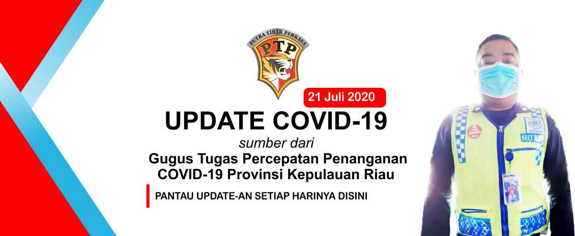 Update COVID-19 virus Corona di Kepri Batam, Karimun, Lingga, Bintan, Anambas dan Natuna setiap hari - 21 Juli 2020