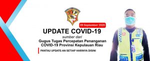 Update COVID-19 virus Corona di Kepri Batam, Karimun, Lingga, Bintan, Anambas dan Natuna setiap hari - 09 September 2020