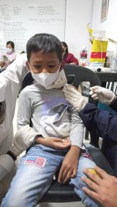 Vaksinasi Anak Perdana - Binda Kepri - Putra Tidar Perkasa - (1)