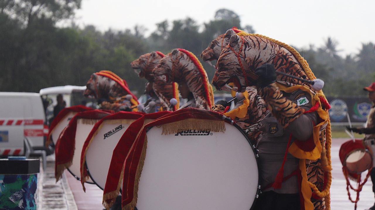 Drumband Satpam - Event Persib tour Batam - (1)