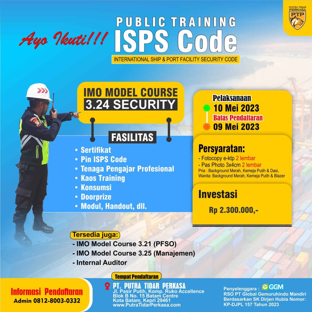 Flayer PSG Port Security Guard - Mei 2023