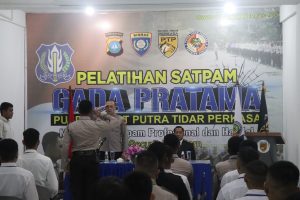 Read more about the article Gelar Gada Pratama angkatan LXXV, Pusdiklat Satpam  PTP Latihkan Puluhan Satpam